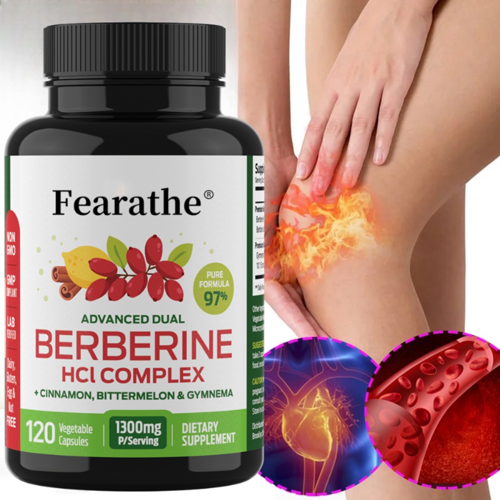 Berberine Hcl Capsule - Berberina HCl con Canela de Ceilán,