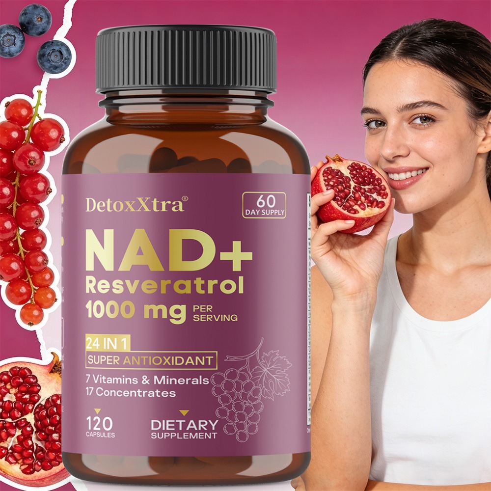Resveratrol Capsule Anti Aging - Suplementos de NAD+ y Resveratrol -