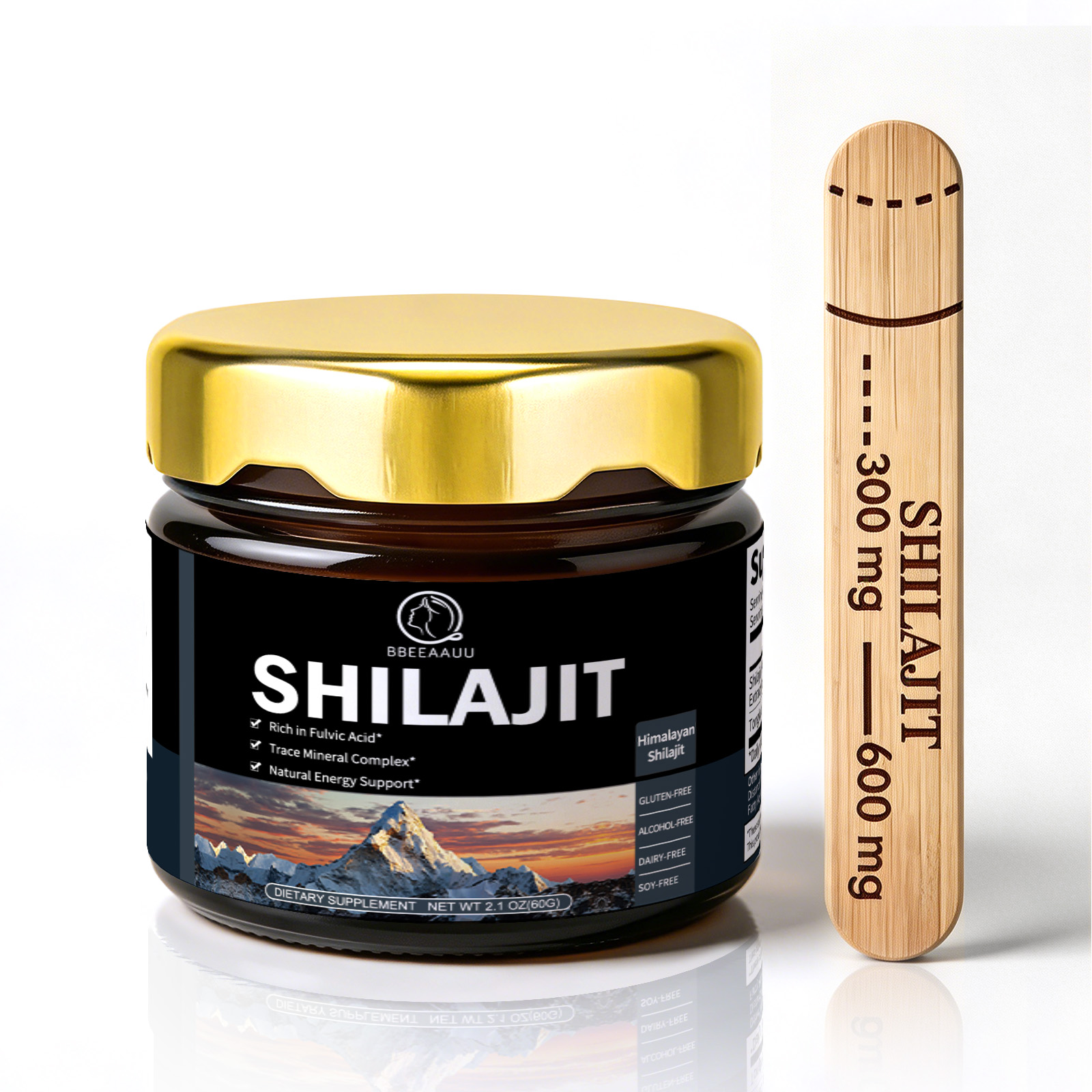Shilajit Resin Pure - BBEEAAUU Resina de Shilajit 100% Pura,