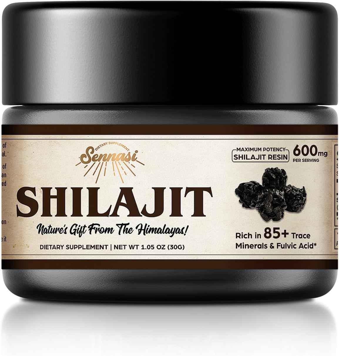 Shilajit Puro del Himalaya, Re - Shilajit Resin Pure reseña y precio