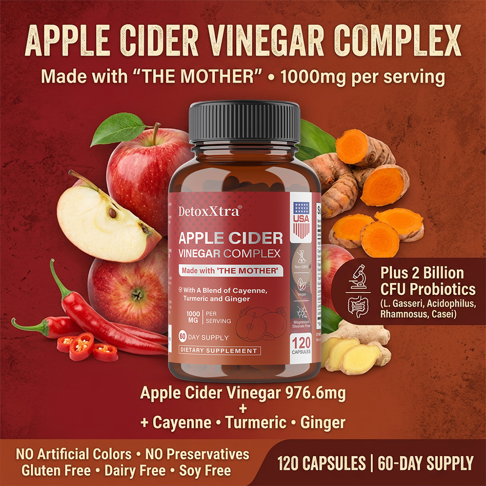 Cápsulas de Vinagre de Sidra d - Apple Cider Vinegar Pill reseña y precio