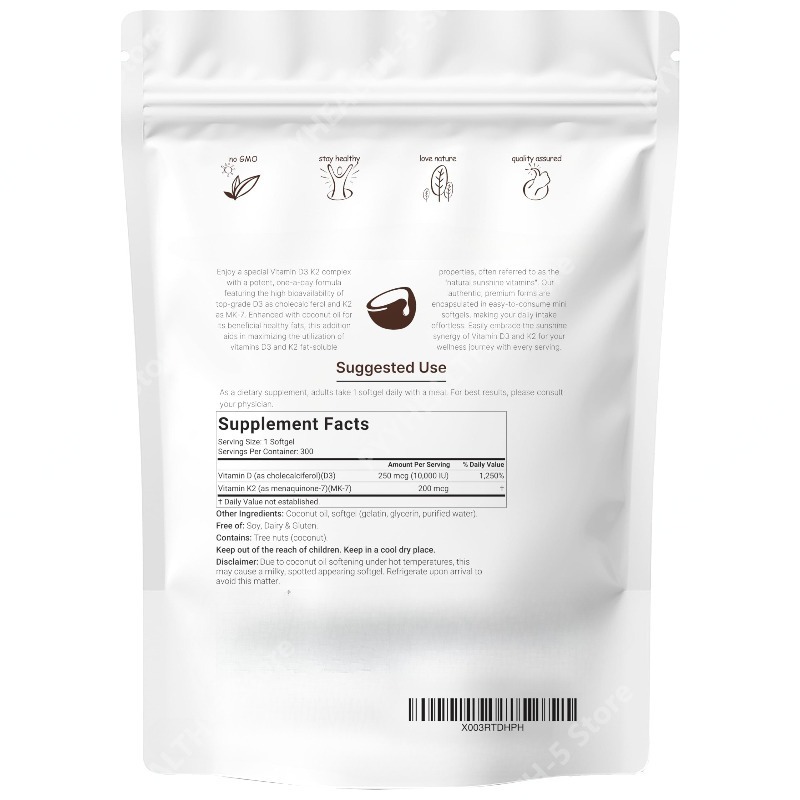 Cápsulas Blandas de Vitamina D - Vitamin D3 K2 Drop reseña y precio