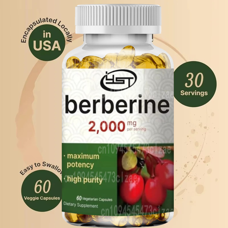 Suplemento Berberina |   60 Cá - Berberine Hcl Capsule reseña y precio
