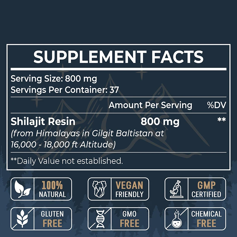 Resina de Shilajit orgánica pu - Shilajit Resin Pure reseña y precio