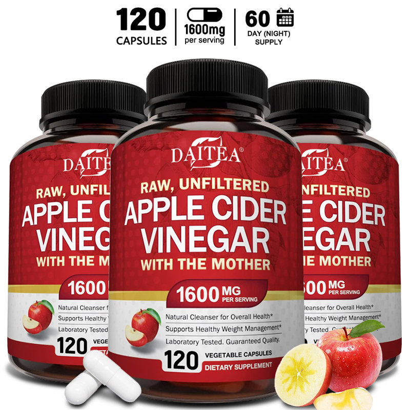 Vinagre de sidra de manzana 16 - Apple Cider Vinegar Pill reseña y precio