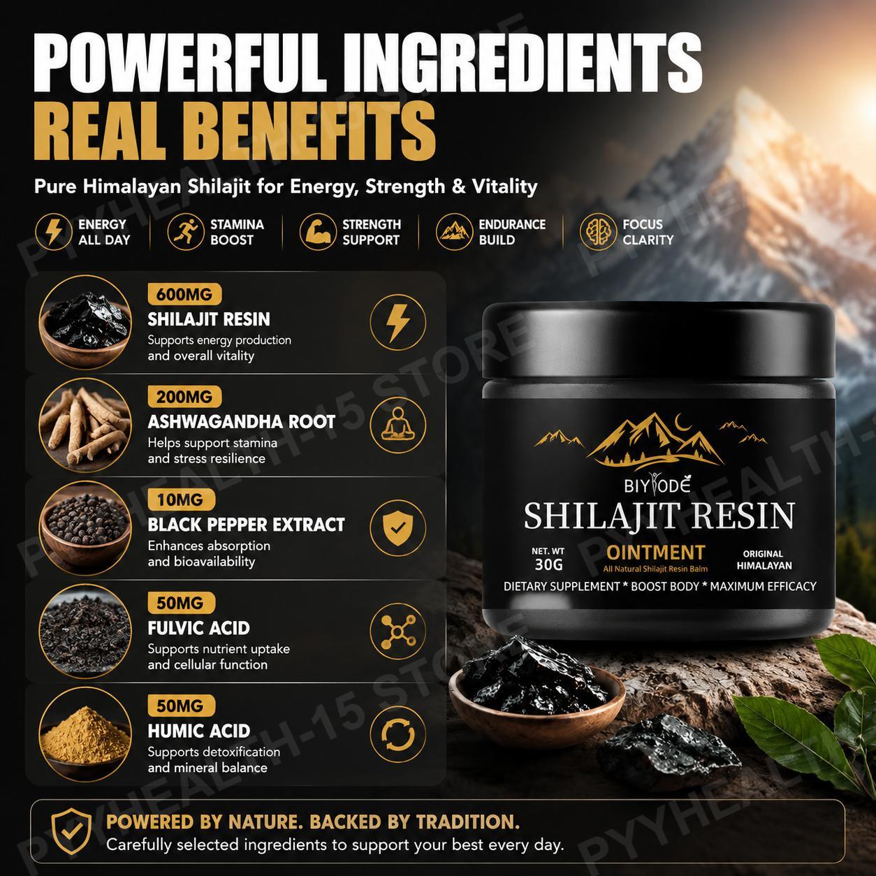 Resina de Shilajit del Himalay - Shilajit Resin Pure reseña y precio